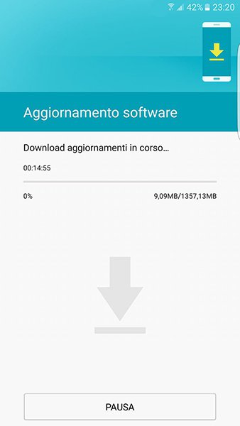 Samsung Galaxy S6 Edge+ Plus H3G update Android Nougat