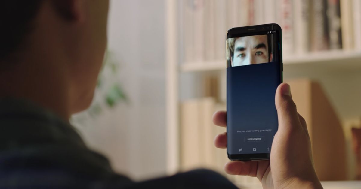 Samsung Galaxy S8 scanner dell'iride
