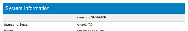 Samsung Galaxy A9 Pro Android 7 Nougat Update Geekbench